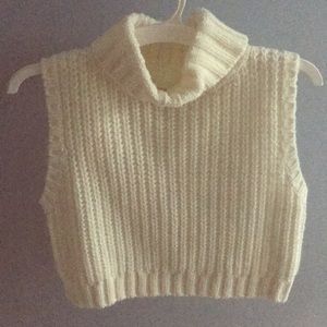 MINK PINK crop turtleneck tank. NWOT!